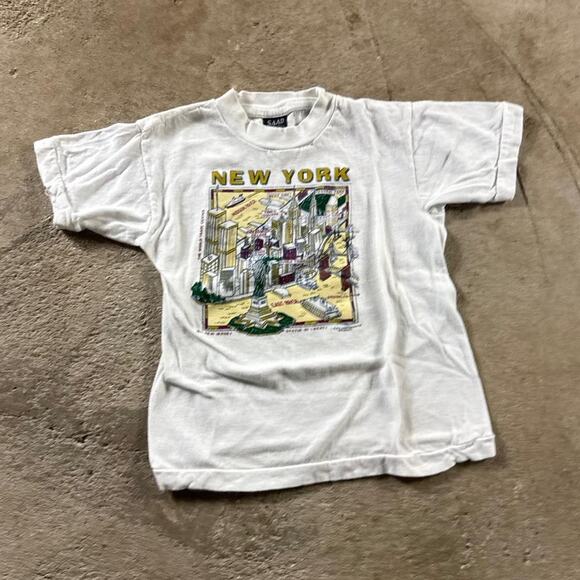 Vintage VTG 90’s Infant New York Single Stitch T-Shirt - Picture 2 of 8